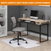 Garvee Office Chair Mat for Hard Floor, 36” x 48” Computer Desk Chair Mat for Floors, Easy Rolling for Office on Carpets Anti-Slip Carpet Protector for Rolling Work and Gaming Chairs(2mm Lip 45*53 in with Spikes)