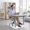 Garvee Office Chair Mat for Hard Floor, 36” x 48” Computer Desk Chair Mat for Floors, Easy Rolling for Office on Carpets Anti-Slip Carpet Protector for Rolling Work and Gaming Chairs(Square 2.2mm 45*53 in with Spikes)