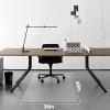Garvee Office Chair Mat for Hard Floor, 36” x 48” Computer Desk Chair Mat for Floors, Easy Rolling for Office on Carpets Anti-Slip Carpet Protector for Rolling Work and Gaming Chairs(Square 2.2mm 36*48 in)
