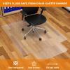 Garvee Office Chair Mat for Hard Floor, 36” x 48” Computer Desk Chair Mat for Floors, Easy Rolling for Office on Carpets Anti-Slip Carpet Protector for Rolling Work and Gaming Chairs(2.2mm 36*48 in)