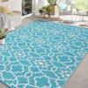 Garvee Outdoor Rug 9×18 Waterproof Outdoor Plastic Straw Rug for Camping with Carry Bag, Reversible Easy Cleaning Portable Border Floor Mat Outside Carpet for RV Patio Backyard Deck Picnic
