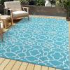 Garvee Outdoor Rug 9×18 Waterproof Outdoor Plastic Straw Rug for Camping with Carry Bag, Reversible Easy Cleaning Portable Border Floor Mat Outside Carpet for RV Patio Backyard Deck Picnic