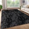 Garvee Shag Area Rugs 6 x 9 ft, Fluffy Rug Plush Shaggy Rugs for Living Room, Tie-Dyed Furry Fur Rugs for Bedroom Non Shedding Fuzzy Accent Rug Carpet Floor Covers for Home Decor