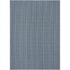 Garvee Vintage Print Area Rug,5×7 ft Boho Non-Slip Indoor Carpet with Realistic Braided Texture, Stain Resistant Distressed Print Mat for Living Room/Bedroom/Kitchen/Nursery-Washable, Durable(Black(Blue)