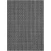 Garvee Vintage Print Area Rug,5×7 ft Boho Non-Slip Indoor Carpet with Realistic Braided Texture, Stain Resistant Distressed Print Mat for Living Room/Bedroom/Kitchen/Nursery-Washable, Durable(Black(Black)