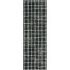 Garvee Washable 4×6 Area Rug Indoor Modern Geometric Checkered Print Bedroom Rugs Soft Non Slip Floor Carpet for Living Room Dining Room Kitchen Low Pile Untra Thin Rug for Nusery Playroom, Blue(Black)