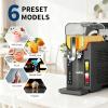 Garvee Slushie Machine for Home No Ice Needed, Frozen Drink Maker with LED Display & 6 Pre-Set Programs, 70 oz Large Capacity for Frozen Margaritas,Frappés,Ice Cream, Dark Gray(Dark Gray)