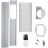 Garvee Portable Air Conditioner, 10000 BTU Portable AC Unit with Window kit, Pipe Cools, Remote up to 170 Sq. Ft for Home Office Dorms, White(10000BTU-NPLD3)