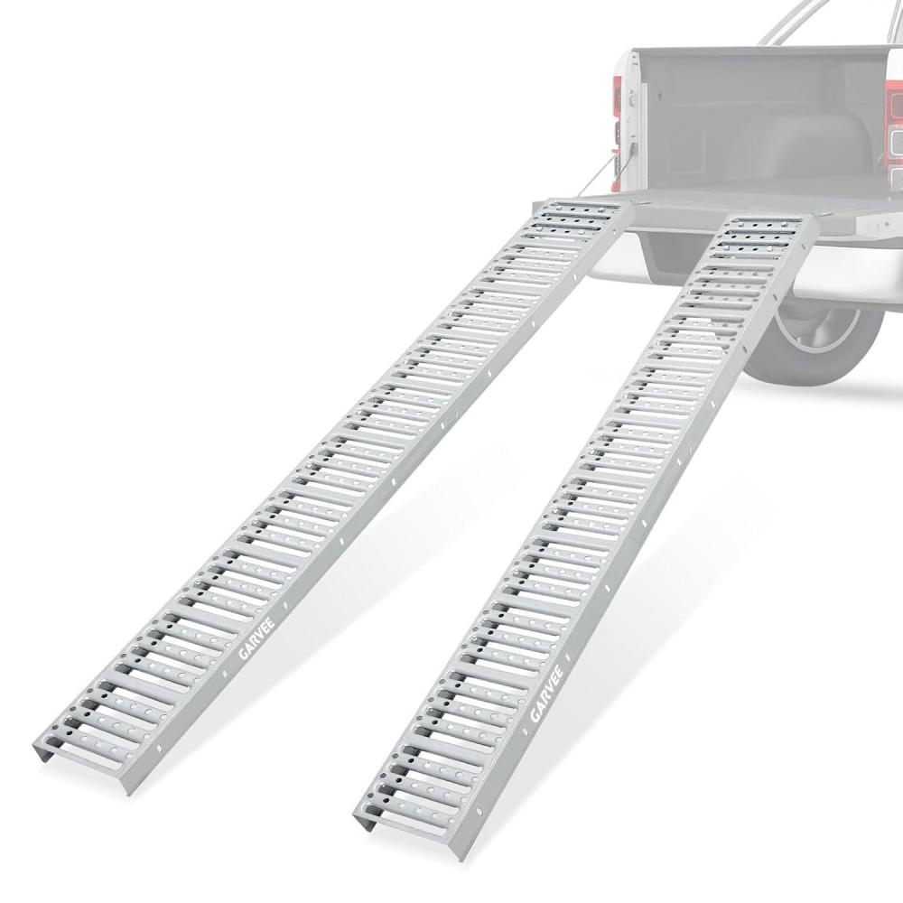 image:imageGarvee 72x9 Heavy Duty Steel Loading Ramps 2 Pack  1000 Lbs Capacity NonFolding Truck amp Trailer Ramps for Motorcycles Dirt Bikes ATVs EBikes UTVs  Portable Design