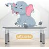 Garvee Kids Table and 6 Chair Set,47 in Modern Height Adjustable Toddler Table and 6 Chairs Set with Non-Slip Desk Legs& Organizer Graffiti Desktop,Preschool Activity Art Craft Tables for 6（Gray(Grey)