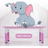 Garvee Kids Table and 6 Chair Set,47 in Modern Height Adjustable Toddler Table and 6 Chairs Set with Non-Slip Desk Legs& Organizer Graffiti Desktop,Preschool Activity Art Craft Tables for 6（Gray(Pink)