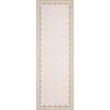 Garvee Modern Bordered Rugs for Living Room 8×10 Washable Rug Large Non Slip Low Pile Soft Carpet Foldable Non-Shedding Woven Printed Floor Cover for Bedroom Playroom Nursery Office Dorm Jute(Border Beige)