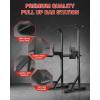 Garvee Pull Up Bar Free Standing Workout Equipment, Power Tower Dip Station for Home Gym, 450LBS Weight Capacity Strength Training Fitness Equipment