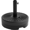 Garvee 4Pcs Patio Umbrella Base 220LB Capacity Heavy Weight Stand Umbrella Stand for 10-15FT Umbrellas, Water/Sand Filled, Clip-Locked Assembly, Umbrellas Holder for Outdoor Deck Poolside, Black(80LB Weight)