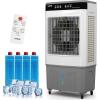 Garvee Air Cooler 3500 CFM Evaporative Air Cooler with 11.6Gal Water Tank, 4 Ice Packs, 3-Speed, 120° Oscillation, Remote Control and 12H Timer, 150W Portable Floor Standing Fan for Workshops, Garage(32L/8.4GAL)