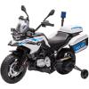 Licensed BMW Electric Police Motorcycle for Kids, 12V Ride On Motorcycle with Training Wheels, 2 Speeds (1.86-4.35mph), LED Headlights, MP3 Player & Storage Box, Gift for Boys & Girls(Police)