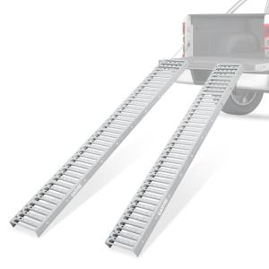 Garvee 72″x9″ Heavy Duty Steel Loading Ramps (2 Pack) – 1000 Lbs Capacity, Non-Folding Truck & Trailer Ramps for Motorcycles, Dirt Bikes, ATVs, E-Bikes, UTVs – Portable Design