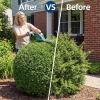 Garvee 2 in 1 Handheld 7.2V Electric Grass Trimmer Hedge Shears/Grass Cutter Rechargeable Lithium-Ion Battery and Type-C Cable Included Cordless Grass Shear & Shrubbery Trimmer