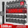 Garvee 5-Tier Storage Shelves Heavy Duty Metal Wire Rack Shelving, 1100 LBS Capacity Rolling Storage Rack with Wheels, for Living Room Pantry Kitchen Bedroom Organization(5-Tier  82″H x 59″ W x 23.6″ D)