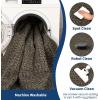 Garvee Printed Rug (Not Woven!) Hallway Runners 2×10 Washable Area Rug, Farmhouse Rustic Area Rug with Non Slip Backing, Soft Low Pile Indoor Carpet Runners for Entryways, Laundry Room(Black&brown)