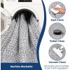 Garvee Printed Rug (Not Woven!) Hallway Runners 2×10 Washable Area Rug, Farmhouse Rustic Area Rug with Non Slip Backing, Soft Low Pile Indoor Carpet Runners for Entryways, Laundry Room(Light Grey)