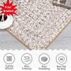 Garvee Printed Rug (Not Woven!) Hallway Runners 2×10 Washable Area Rug, Farmhouse Rustic Area Rug with Non Slip Backing, Soft Low Pile Indoor Carpet Runners for Entryways, Laundry Room(Printed|beige&grey)