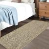 Garvee Printed Rug (Not Woven!) Hallway Runners 2×10 Washable Area Rug, Farmhouse Rustic Area Rug with Non Slip Backing, Soft Low Pile Indoor Carpet Runners for Entryways, Laundry Room(Printed|natural)