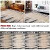 Garvee 5×7 Washable Rugs for Bedroom Living Room Modern Abstract Office Carpet Non-Slip Stain Resistant Area Rug for Dining Room Table Apartment, Black and Brown(Mountain Scenery|black & Brown)