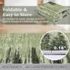 Garvee 5×7 Washable Rugs for Bedroom Living Room Modern Abstract Office Carpet Non-Slip Stain Resistant Area Rug for Dining Room Table Apartment, Black and Brown(Mountain Scenery|green)