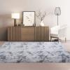 Garvee 8×10 Area Rug for Living Room, Fluffy Shag Soft Washable Rugs Large Fuzzy Plush Indoor Carpet for Bedroom Nursery Playroom Kids Girls Boys Room (Tie-dye Black Grey)(Tie-dye Light Grey)