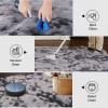 Garvee 8×10 Area Rug for Living Room, Fluffy Shag Soft Washable Rugs Large Fuzzy Plush Indoor Carpet for Bedroom Nursery Playroom Kids Girls Boys Room (Tie-dye Black Grey)(Tie-dyed Dark Grey)