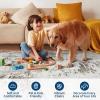 Garvee Abstract 2×6 Runner Rug, Washable Non Slip Kitchen Runner, Soft Modern Low Pile Area Rugs for Hallway, Indoor Contemporary Accent Carpet for Bathroom Laundry, Light Grey(Abstract Modern|taupe Beige)