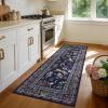 Garvee Animal 4×6 Area Rugs for Living Room, Large Bedroom Washable Rugs, Thin Modern Nursery Rug Non-Shedding Kids Playroom Rug Stain Resistant Large Carpet for Kids Room Dining Room, Dark Blue(Modern|blue)