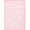 Garvee Blue Floral 2×6 Runner Rug Washable Boho Non-Slip Runner Rugs for Kitchen Vintage Flower Soft Low Pile Kitchen Rugs for Hallway Girls Room Kids Room playroom Dorm(Pink)