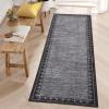 Garvee Large Area Rug 9×12, Traditional Border Design Carpet, Vintage Indoor Floor Mat for Living Room, Heavy Duty Non-Shedding Rug for Dining Room Under Table, Formal Bedroom Decor,Sage Green(Black Grey)