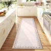 Garvee Large Area Rug 9×12, Traditional Border Design Carpet, Vintage Indoor Floor Mat for Living Room, Heavy Duty Non-Shedding Rug for Dining Room Under Table, Formal Bedroom Decor,Sage Green(Beige)