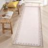 Garvee Large Area Rug 9×12, Traditional Border Design Carpet, Vintage Indoor Floor Mat for Living Room, Heavy Duty Non-Shedding Rug for Dining Room Under Table, Formal Bedroom Decor,Sage Green(Beige)