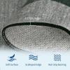 Garvee Scalloped Washable 2×6 Kitchen Rugs, Soft Non Slip Hallway Runner Rug Minimalist Ombre Indoor Modern Floor Rugs for Bedroom Laundry Bathroom, Low Pile Contemporary Home Decor Rug, Taupe(Scalloped|black)