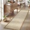 Garvee Washable 9×12 Area Rug for Living Room, Soft Non Slip Bordered Bedroom Rugs, Large Low Pile Stain Resistant Solid Textured Rugs for Dining Room Office, Modern Home Decor Rug, Blue Teal(Minimalist|taupe)