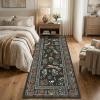 Garvee Animal 4×6 Area Rugs for Living Room, Large Bedroom Washable Rugs, Thin Modern Nursery Rug Non-Shedding Kids Playroom Rug Stain Resistant Large Carpet for Kids Room Dining Room, Dark Blue(Modern|black)