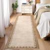 Garvee Large Area Rug 9×12, Traditional Border Design Carpet, Vintage Indoor Floor Mat for Living Room, Heavy Duty Non-Shedding Rug for Dining Room Under Table, Formal Bedroom Decor,Sage Green(Natural)