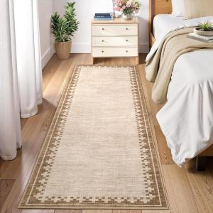 Garvee Large Area Rug 9×12, Traditional Border Design Carpet, Vintage Indoor Floor Mat for Living Room, Heavy Duty Non-Shedding Rug for Dining Room Under Table, Formal Bedroom Decor,Sage Green(Natural)