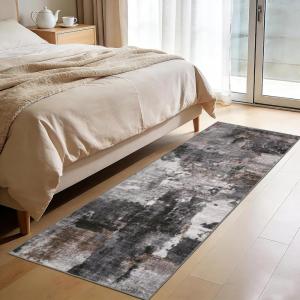 Garvee Modern Abstract Washable 10×13 Area Rugs for Living Room, Soft Non Slip Bedroom Rugs, Indoor Contemporary Low Pile Floor Rug Large Under Table Carpet for Dining Room Office, Colorful(Modern|grey)
