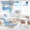 Garvee 6000 BTU U-Shaped Window Air Conditioner, Cools Up to 269 Sq.Ft., Ultra Quiet Operation, Energy Efficient, Includes Remote Control, White(10000 BTU)