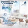 Garvee 6000 BTU U-Shaped Window Air Conditioner, Cools Up to 269 Sq.Ft., Ultra Quiet Operation, Energy Efficient, Includes Remote Control, White(5000 BTU)