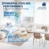 Garvee 6000 BTU U-Shaped Window Air Conditioner, Cools Up to 269 Sq.Ft., Ultra Quiet Operation, Energy Efficient, Includes Remote Control, White(6000 BTUs)