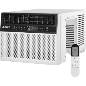 Garvee 6000 BTU U-Shaped Window Air Conditioner, Cools Up to 269 Sq.Ft., Ultra Quiet Operation, Energy Efficient, Includes Remote Control, White(8000 Btu)