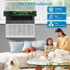 Window Air Conditioner, 10000 BTU Compact AC Unit, Energy Saving Window AC, Smart AC with 3 Modes Cool Dry Fan Speed Control,Cools Up to 450 Sq.Ft,115v Mini Air Conditioner for Bedroom,Office,Home(U-Shaped)