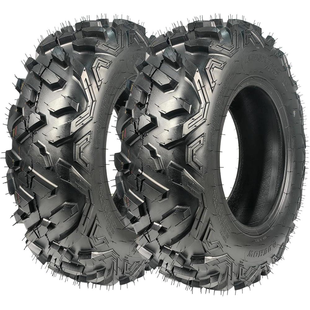 image:imageGarvee Set of 2 25x812 6PR ATV UTV Tires All Terrain 25x8x12 Tubeless Tires for Mud Trail Sand Gravel amp Street HeavyDuty Design for OffRoad RidingDAV 110