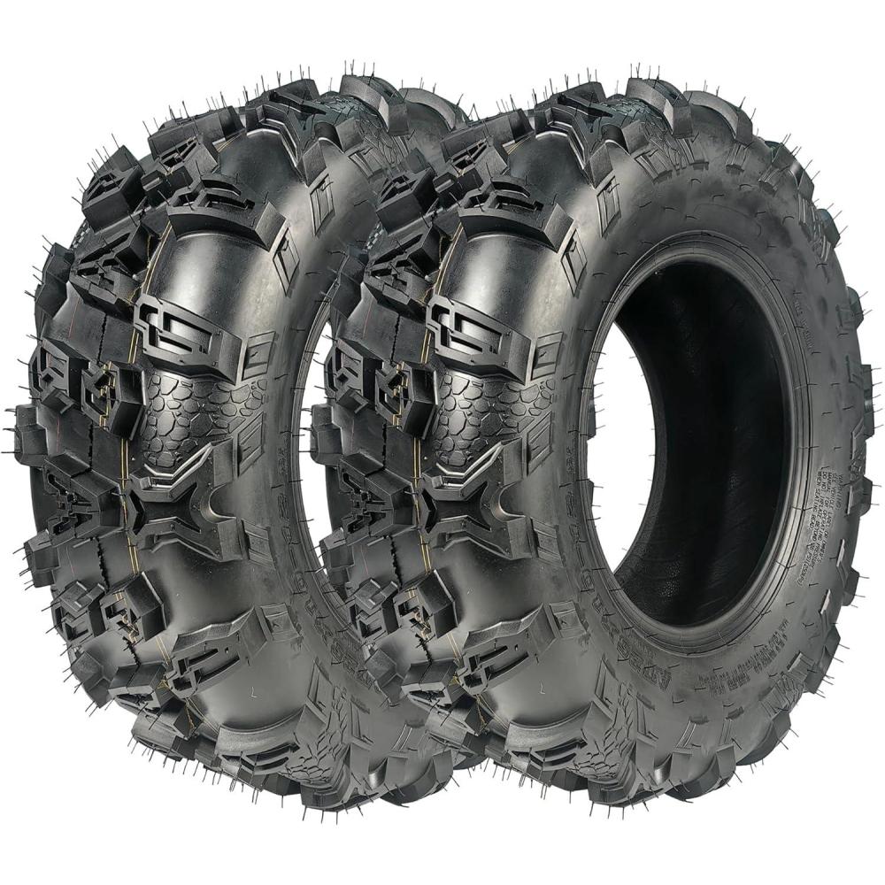 image:imageGarvee Set of 2 25x812 6PR ATV UTV Tires All Terrain 25x8x12 Tubeless Tires for Mud Trail Sand Gravel amp Street HeavyDuty Design for OffRoad RidingDAV111